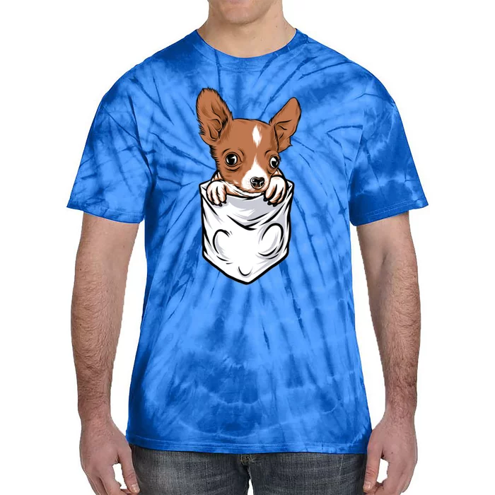 Cute Chihuahua In Your Pocket Christmas Cute Gift Tie-Dye T-Shirt