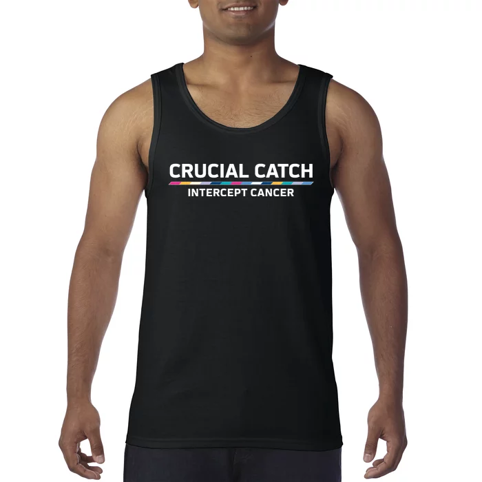 Crucial Catch Intercept Cancer Breast Breast Cancer Awareness Tank Top