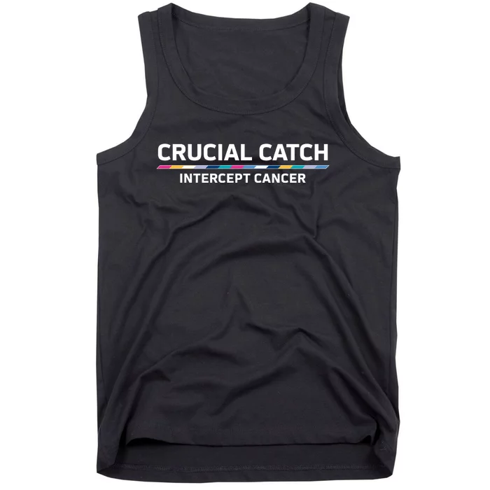 Crucial Catch Intercept Cancer Breast Breast Cancer Awareness Tank Top