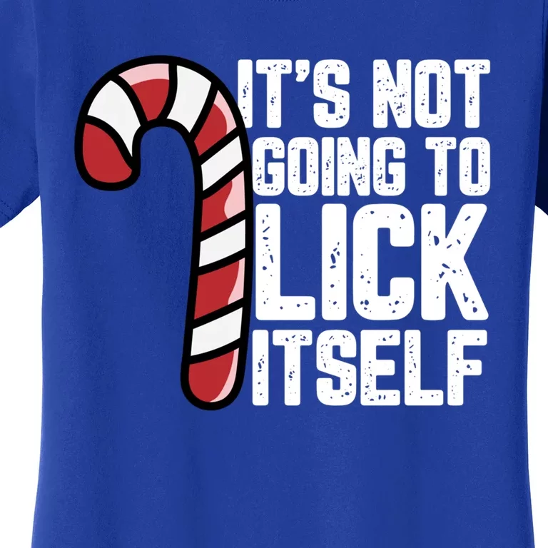 Candy Cane Inappropriate Adult Humor Funny Christmas Funny Gift Women's T-Shirt