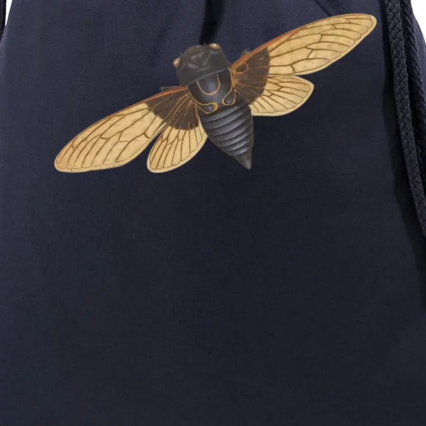 Cicada Drawstring Bag