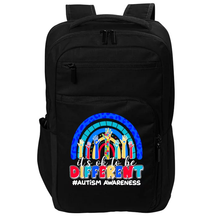 Cute Colorful It's Ok To Be Different #Autism Awareness Impact Tech Backpack