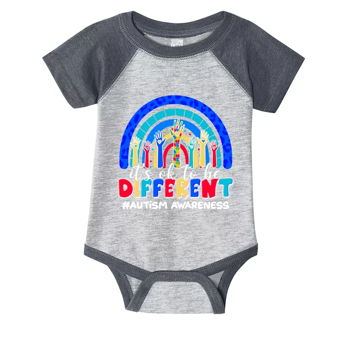 Cute Colorful It's Ok To Be Different #Autism Awareness Infant Baby Jersey Bodysuit