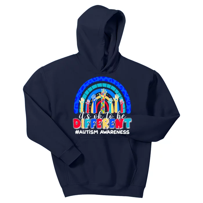 Cute Colorful It's Ok To Be Different #Autism Awareness Kids Hoodie