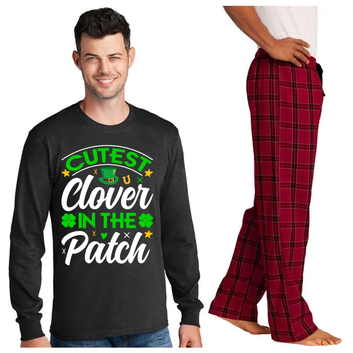 Cutest Clover In The Patch Gift Long Sleeve Pajama Set