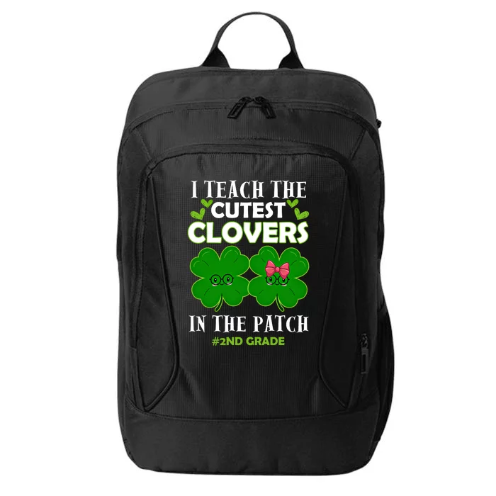 Cutest Clovers In Patch St PatrickS Day 2nd Grade Teacher Funny Gift City Backpack