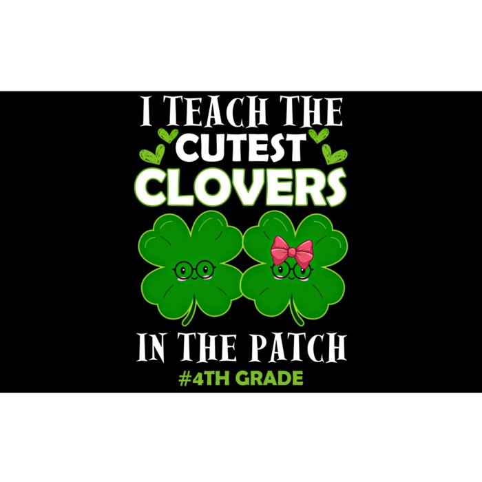 Cutest Clovers In Patch St PatrickS Day 4th Grade Teacher Cute Gift Bumper Sticker