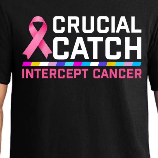 Crucial Catch Intercept Cancer Pullover Pajama Set