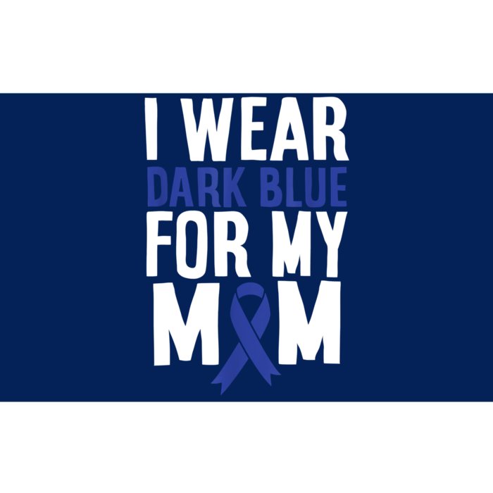 Colon Cancer I Wear For Mom Colon Cancer Support Bumper Sticker