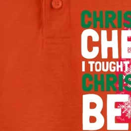 Christmas Cheer I Tought You Said Christmas Beer Dry Zone Grid Performance Polo