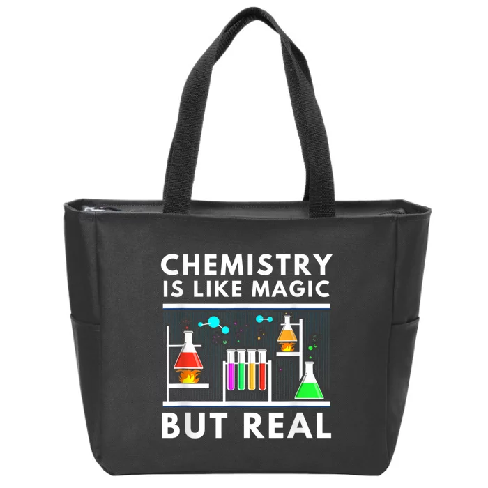 Chemist Chemistry Is Like Magic Science Teacher Zip Tote Bag