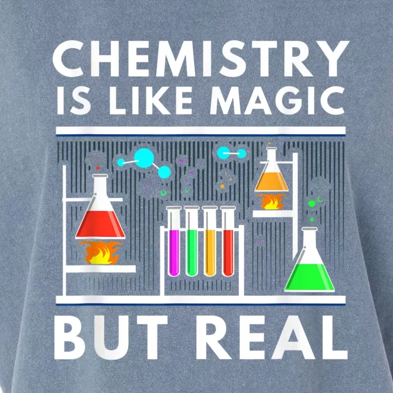 Chemist Chemistry Is Like Magic Science Teacher Garment-Dyed Women's Muscle Tee