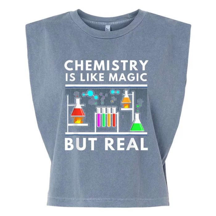 Chemist Chemistry Is Like Magic Science Teacher Garment-Dyed Women's Muscle Tee