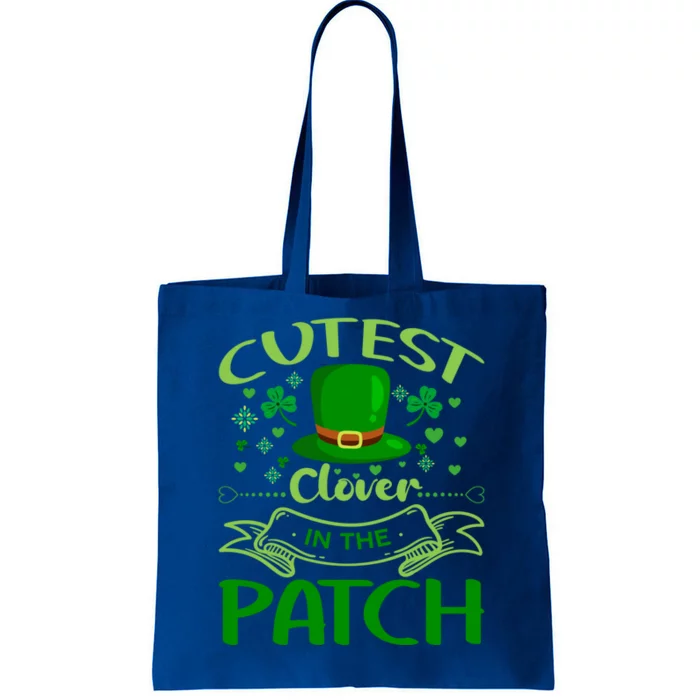 Cutest Clover In The Patch Funny St Patricks Day Gift Tote Bag