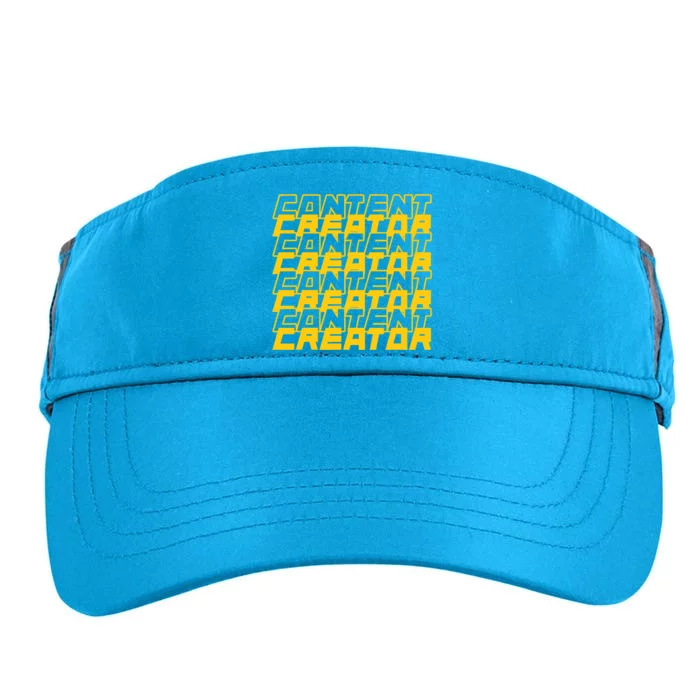 Content Creator Influencer Podcaster Vlogger Writer Blogger Adult Drive Performance Visor