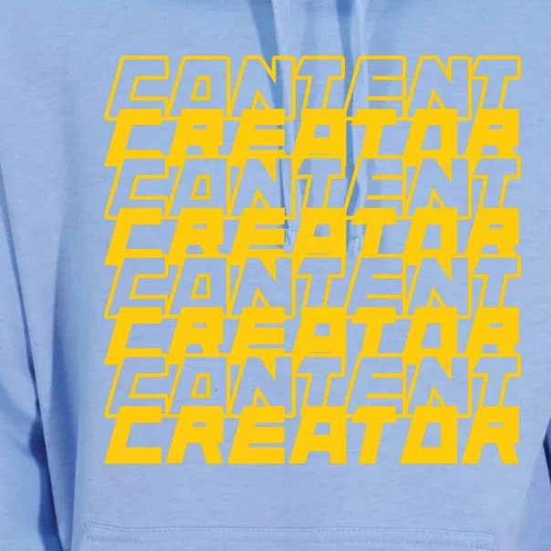 Content Creator Influencer Podcaster Vlogger Writer Blogger Unisex Surf Hoodie