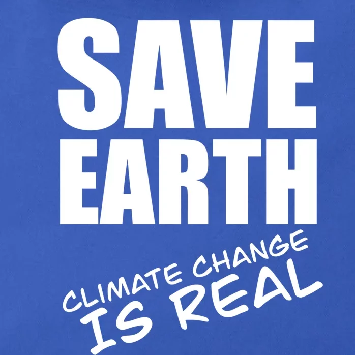 Climate Change Is Real Gift Climate Strike Gift Save Our Planet Gift Zip Tote Bag