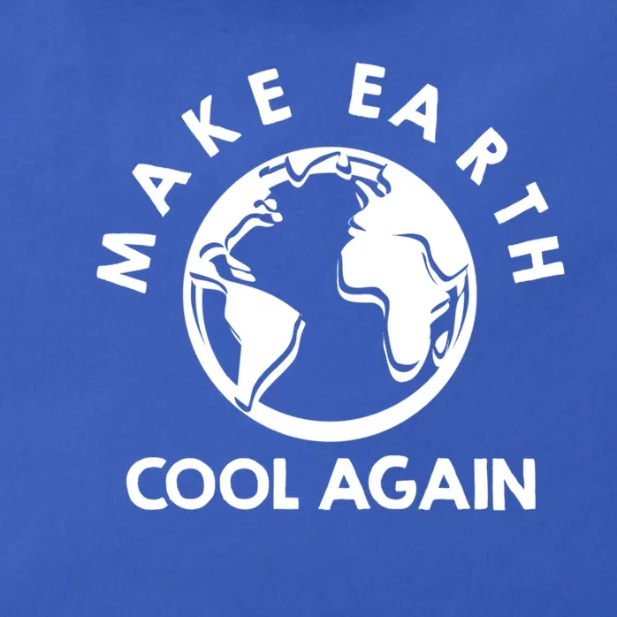 Climate Change Is Real Make Earth Cool Again Cool Gift Zip Tote Bag