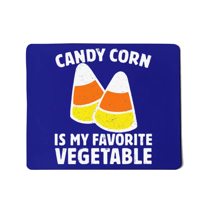 Candy Corn Is My Favorite Vegetable Retro Halloween Gift Mousepad