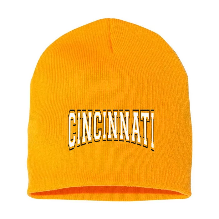 Cincinnati Short Acrylic Beanie