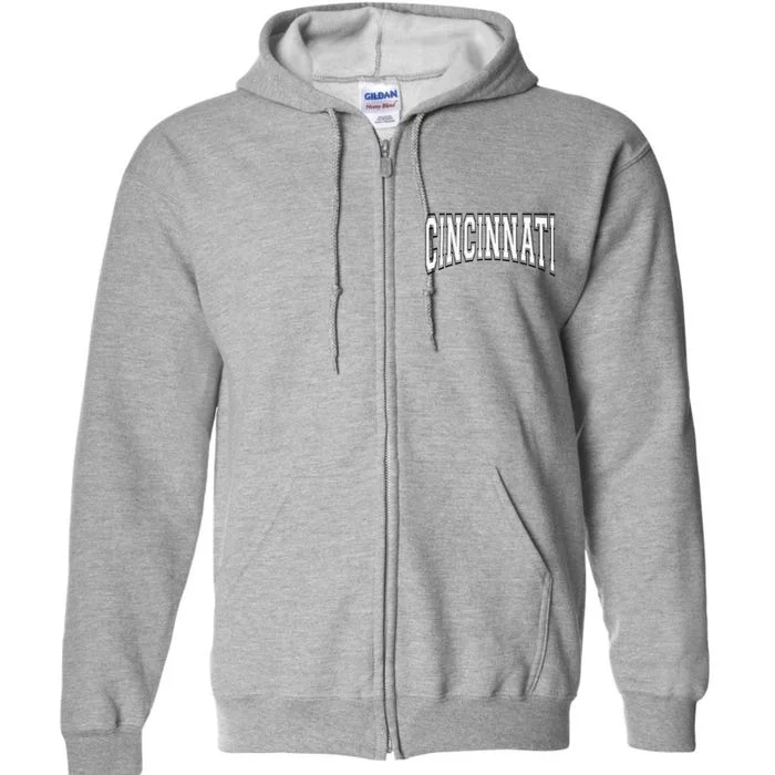 Cincinnati Full Zip Hoodie