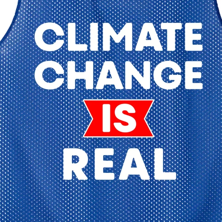 Climate Change Is Real Great Gift Mesh Reversible Basketball Jersey Tank