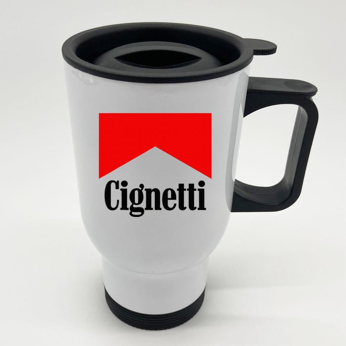 Cignetti Front & Back Stainless Steel Travel Mug