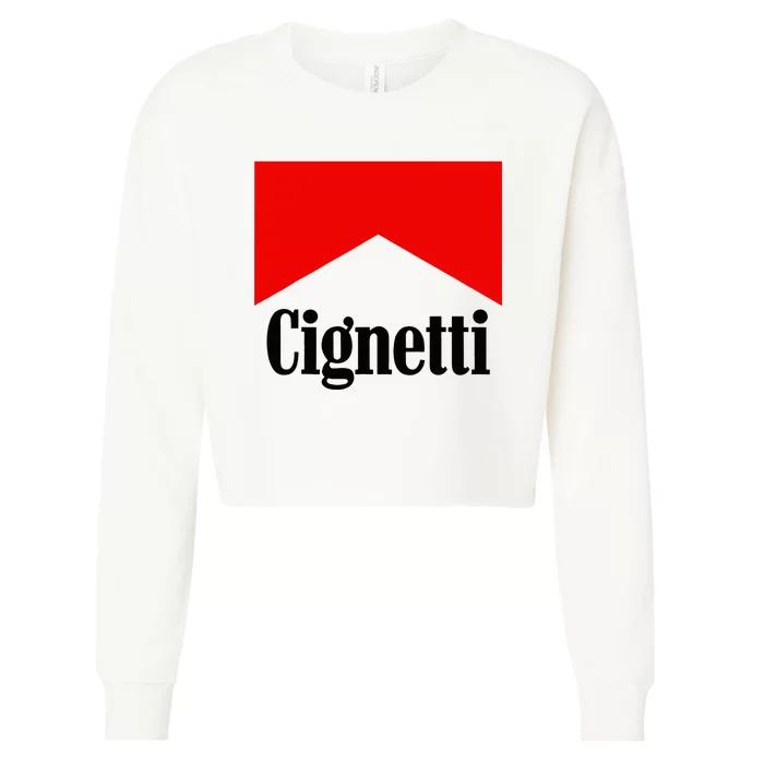 Cignetti Cropped Pullover Crew