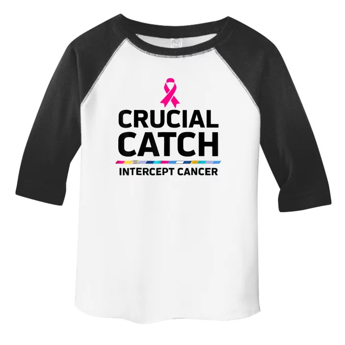 Crucial Catch Intercept Cancer Toddler Fine Jersey T-Shirt