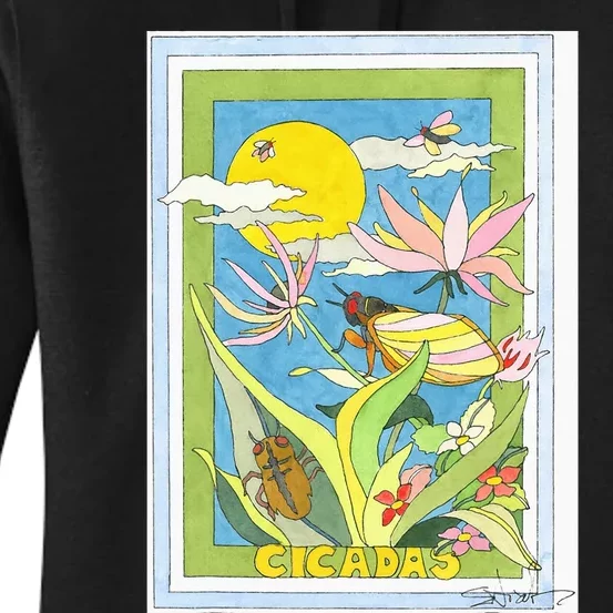 Cicadas Women's Pullover Hoodie