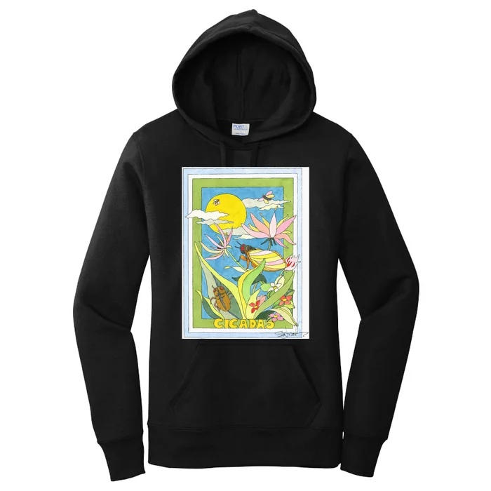 Cicadas Women's Pullover Hoodie