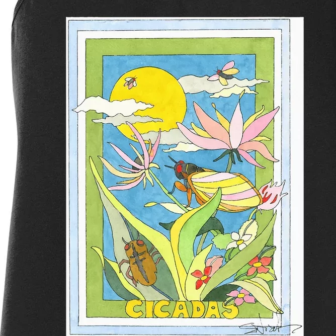 Cicadas Women's Racerback Tank