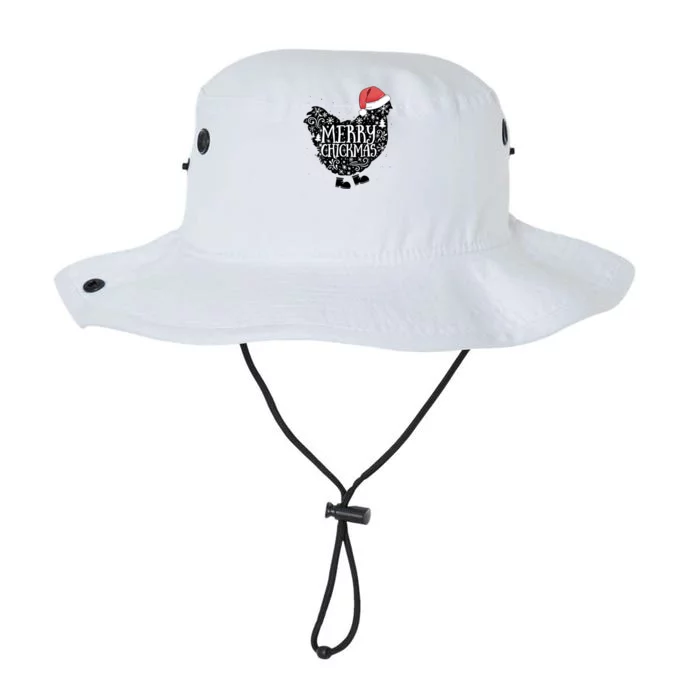 Christmas Chicken In Santa Hat Merry Chickmas Farmhouse Gift Legacy Cool Fit Booney Bucket Hat