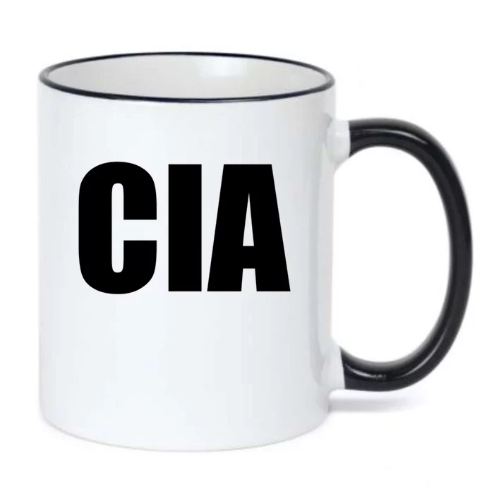 Cia Central Intelligence Agency Gift Black Color Changing Mug