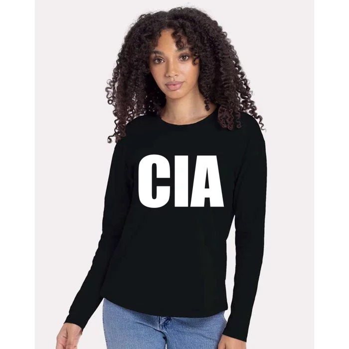 Cia Central Intelligence Agency Gift Womens Cotton Relaxed Long Sleeve T-Shirt