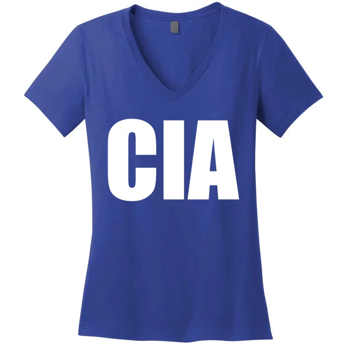 Cia Central Intelligence Agency Gift Women's V-Neck T-Shirt