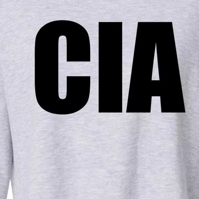 Cia Central Intelligence Agency Gift Cropped Pullover Crew