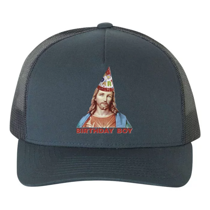 Cool Christmas Jesus Birthday Boy Yupoong Adult 5-Panel Trucker Hat