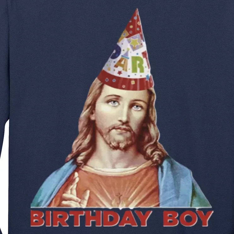 Cool Christmas Jesus Birthday Boy Long Sleeve Shirt