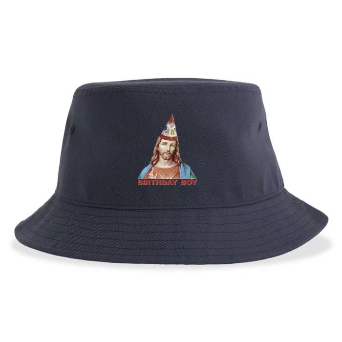 Cool Christmas Jesus Birthday Boy Sustainable Bucket Hat