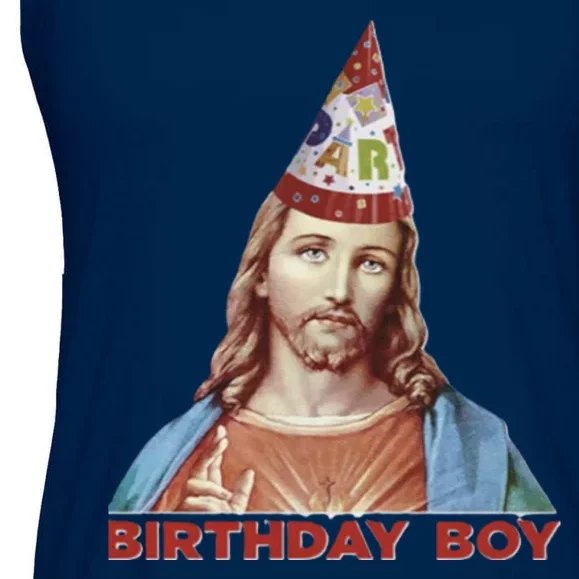 Cool Christmas Jesus Birthday Boy Ladies Essential Flowy Tank