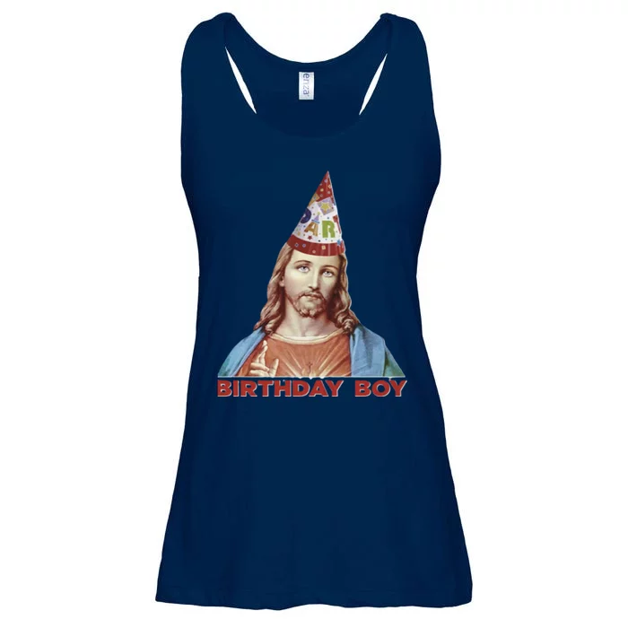 Cool Christmas Jesus Birthday Boy Ladies Essential Flowy Tank