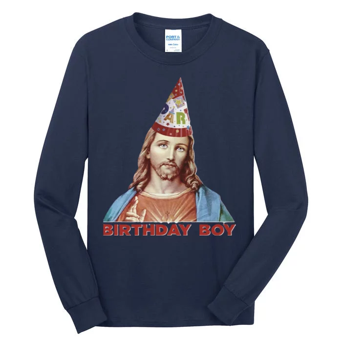 Cool Christmas Jesus Birthday Boy Tall Long Sleeve T-Shirt