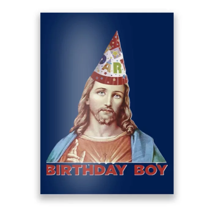 Cool Christmas Jesus Birthday Boy Poster