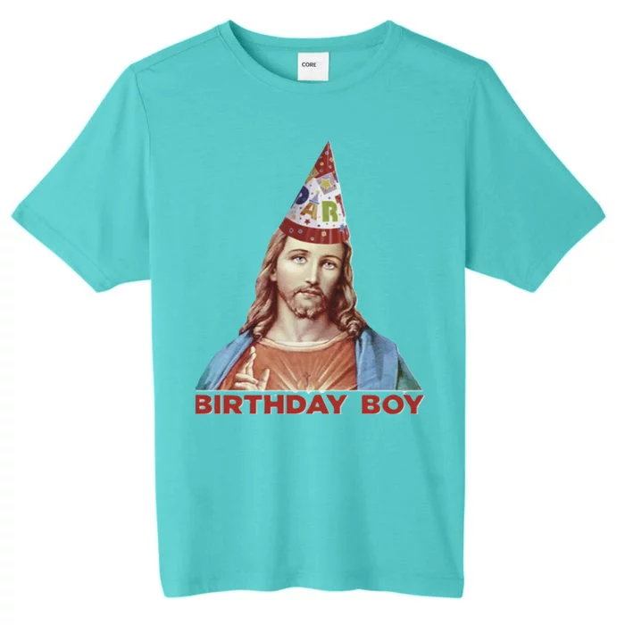 Cool Christmas Jesus Birthday Boy ChromaSoft Performance T-Shirt