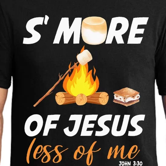 Church Camping Jesus Smores Of Jesus Less Of Me Pajama Set