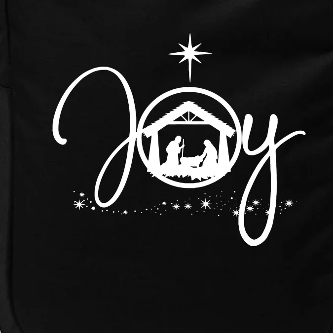 Christian Christmas Joy Jesus Nativity Scene Faith Impact Tech Backpack