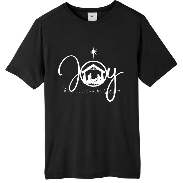 Christian Christmas Joy Jesus Nativity Scene Faith ChromaSoft Performance T-Shirt