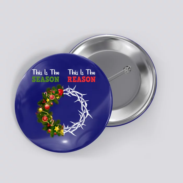 Christian Christmas Jesus Is The Reason For The Season Gift Button