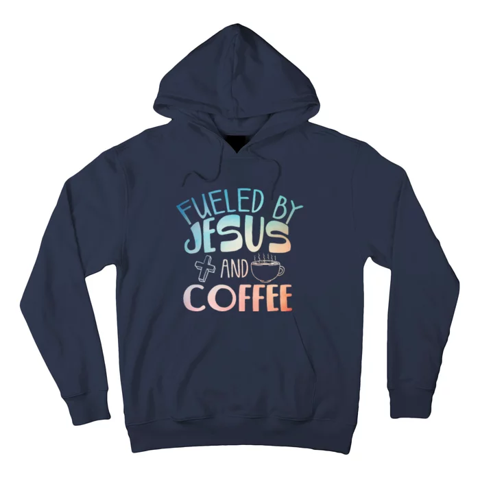 Cool Coffee & Jesus Christian Coffee Lover Hoodie